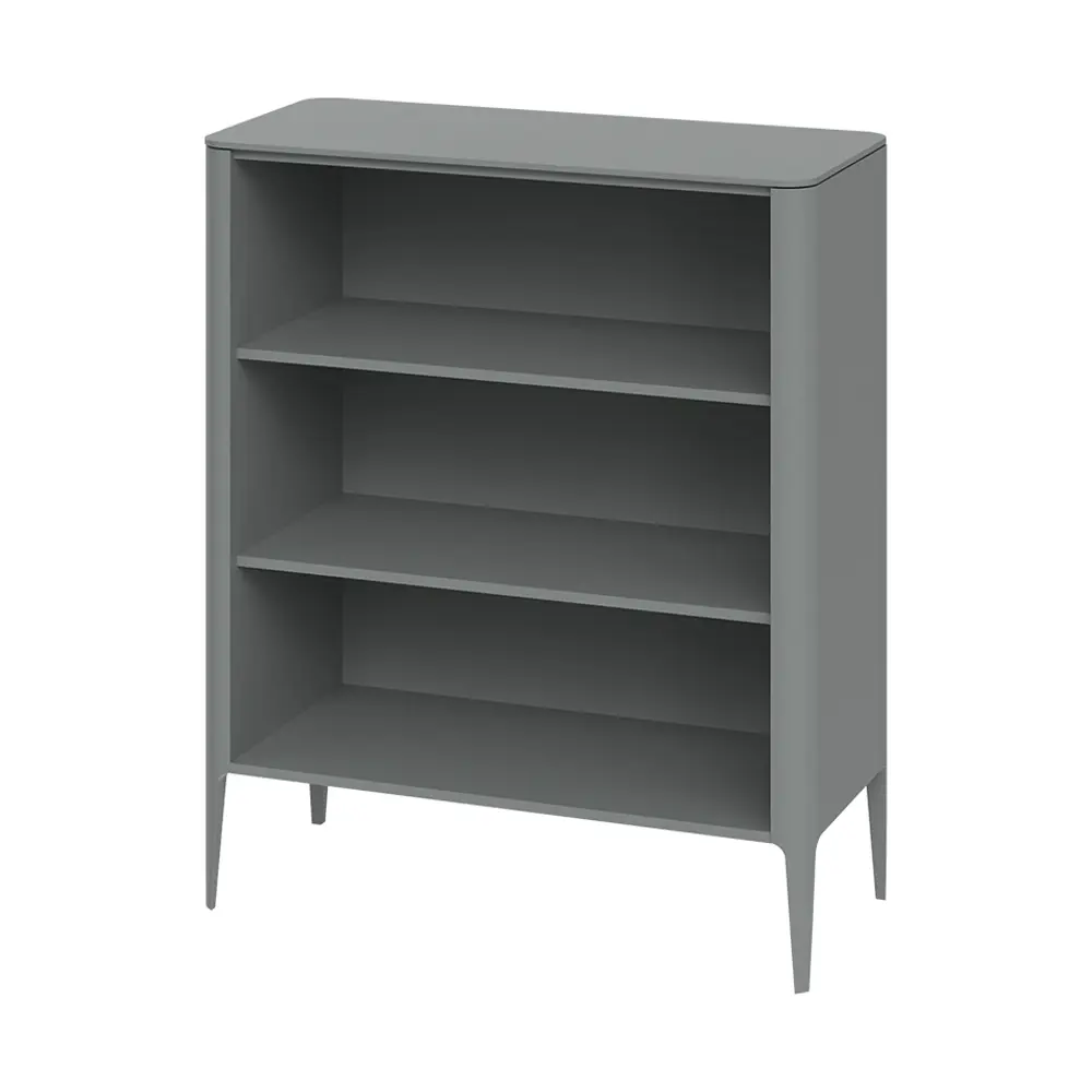Фото 2 Стеллаж с полками Ellipse furniture Type 100x120x45 см МДФ цвет серый Фото 2 Стеллаж с полками Ellipse furniture Type 100x120x45 см МДФ цвет серый