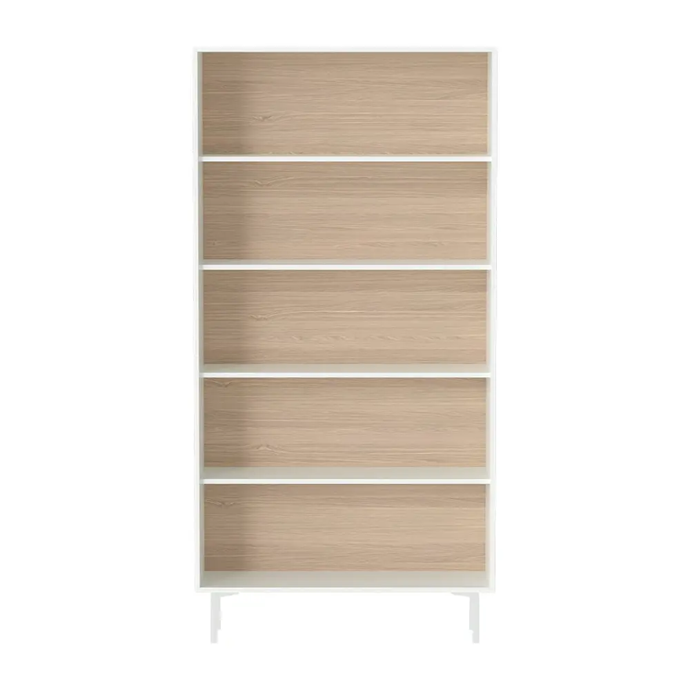 Фото 2 Стеллаж с полками Ellipse furniture Hub L 100x199.2x36 см МДФ цвет белый/натуральный Фото 2 Стеллаж с полками Ellipse furniture Hub L 100x199.2x36 см МДФ цвет белый/натуральный