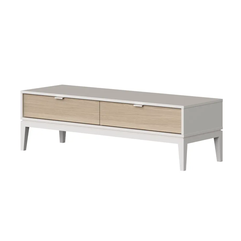 Фото 2 Тумба под телевизор Ellipse furniture Fjord 122x37x41 см МДФ цвет белый Фото 2 Тумба под телевизор Ellipse furniture Fjord 122x37x41 см МДФ цвет белый