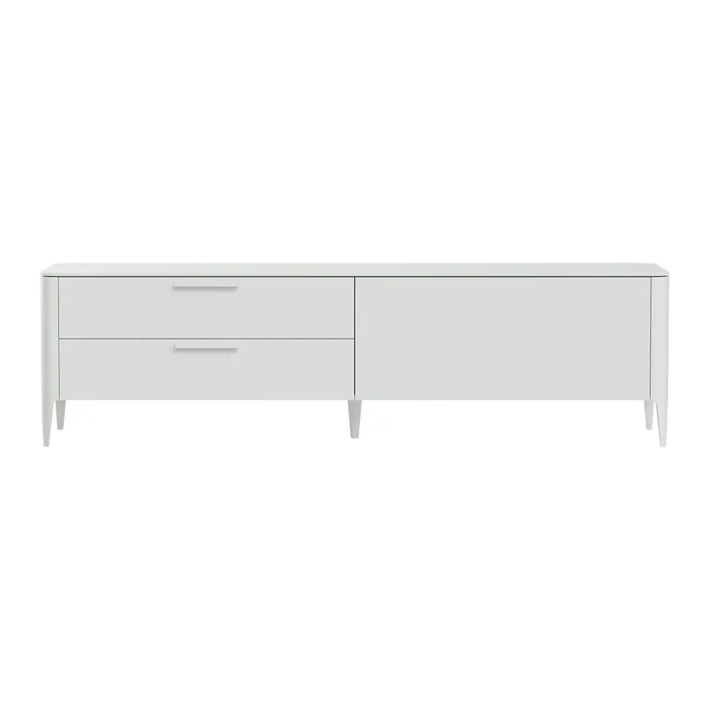 Фото 2 Тумба под телевизор Ellipse furniture Type 198x55x51 см МДФ цвет белый Фото 2 Тумба под телевизор Ellipse furniture Type 198x55x51 см МДФ цвет белый