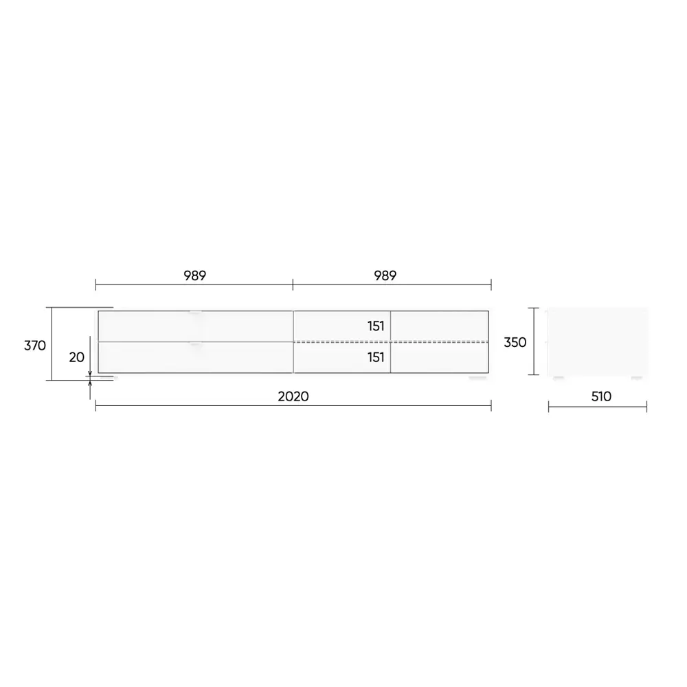 Фото 3 Тумба под телевизор Ellipse furniture Hub 202x37x51 см ДСП цвет дуб светлый Фото 3 Тумба под телевизор Ellipse furniture Hub 202x37x51 см ДСП цвет дуб светлый