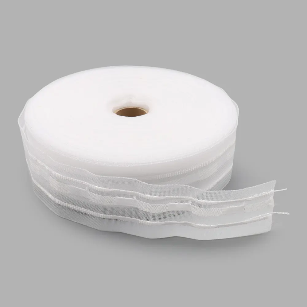 Фото 2 Тесьма для штор Caron textil 625425 5000x4.5 см, цвет белый