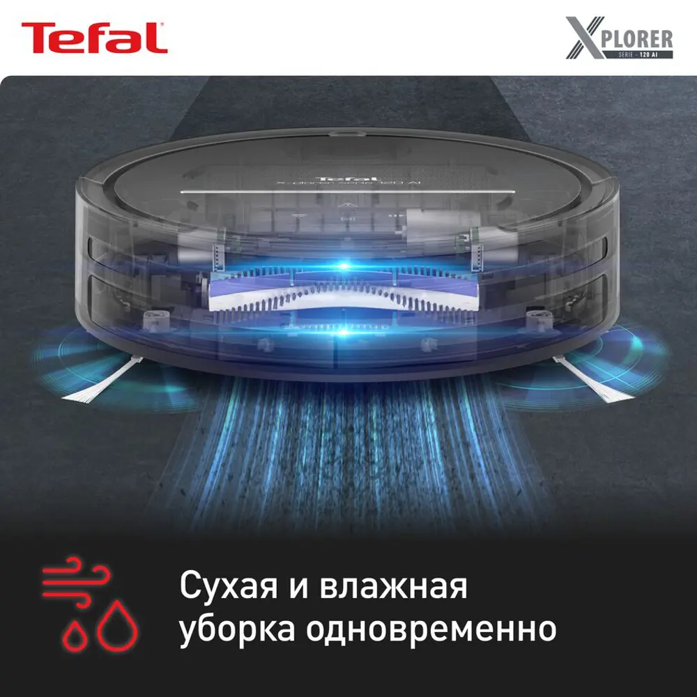 Фото 4 Робот-пылесос Tefal Rg7865wh 0.7 л цвет черный Фото 4 Робот-пылесос Tefal Rg7865wh 0.7 л цвет черный