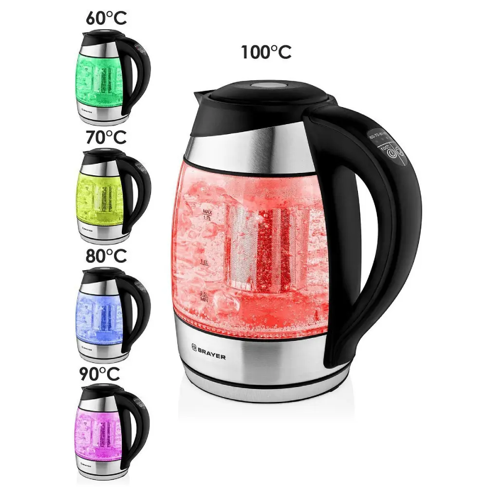 Фото 7 Электрический чайник BRAYER BR1021, 1.7 л Фото 7 Электрический чайник BRAYER BR1021, 1.7 л