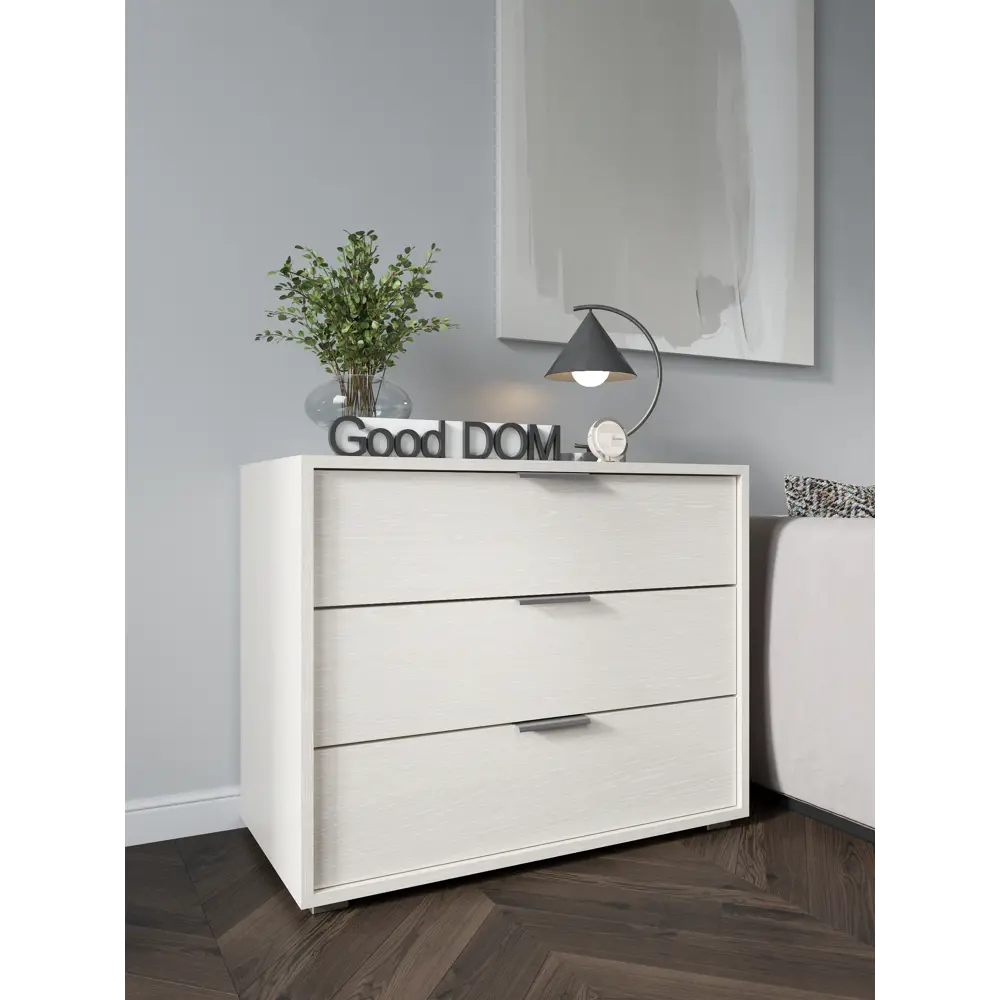 Фото 7 Комод Good-дом 3 ящика 72x38.4x60 см ЛДСП цвет бежевый Фото 7 Комод Good-дом 3 ящика 72x38.4x60 см ЛДСП цвет бежевый