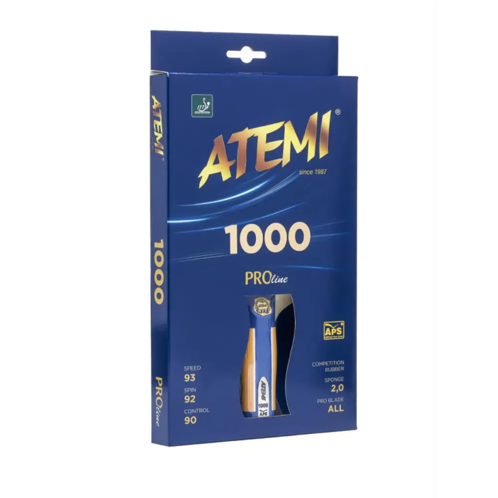 Фото Ракетка для настольного тенниса Atemi PRO 1000 AN 15x2.5 см Фото Ракетка для настольного тенниса Atemi PRO 1000 AN 15x2.5 см