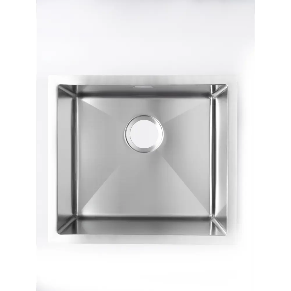 Фото 4 Врезная мойка Grandex Aqua Proline 50 50.50x44.50x20.30 см нержавеющая сталь цвет серый металлик Фото 4 Врезная мойка Grandex Aqua Proline 50 50.50x44.50x20.30 см нержавеющая сталь цвет серый металлик
