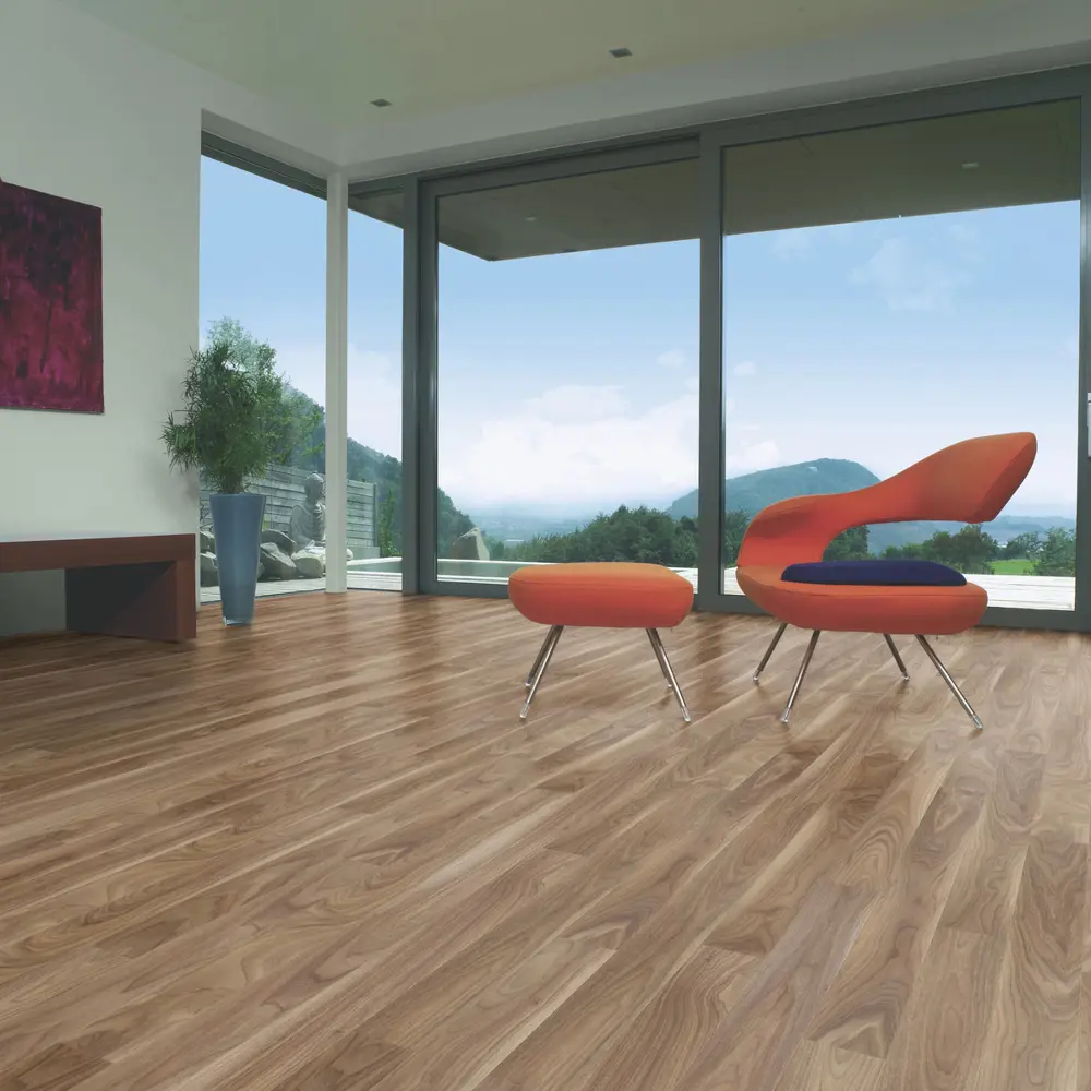 Фото 2 Ламинат Master Floor By Kaindl Standart (N) AH Walnut Paran 32 класс толщина 8 мм с фаской 2.40 м², цена за упаковку Фото 2 Ламинат Master Floor By Kaindl Standart (N) AH Walnut Paran 32 класс толщина 8 мм с фаской 2.40 м², цена за упаковку