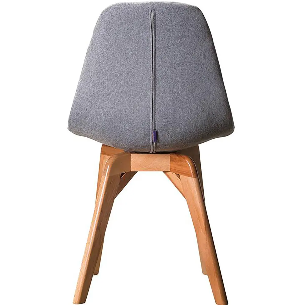 Фото 5 Стул R-home Eames lite 81x57x48 см ткань цвет серый/натуральный бук Фото 5 Стул R-home Eames lite 81x57x48 см ткань цвет серый/натуральный бук
