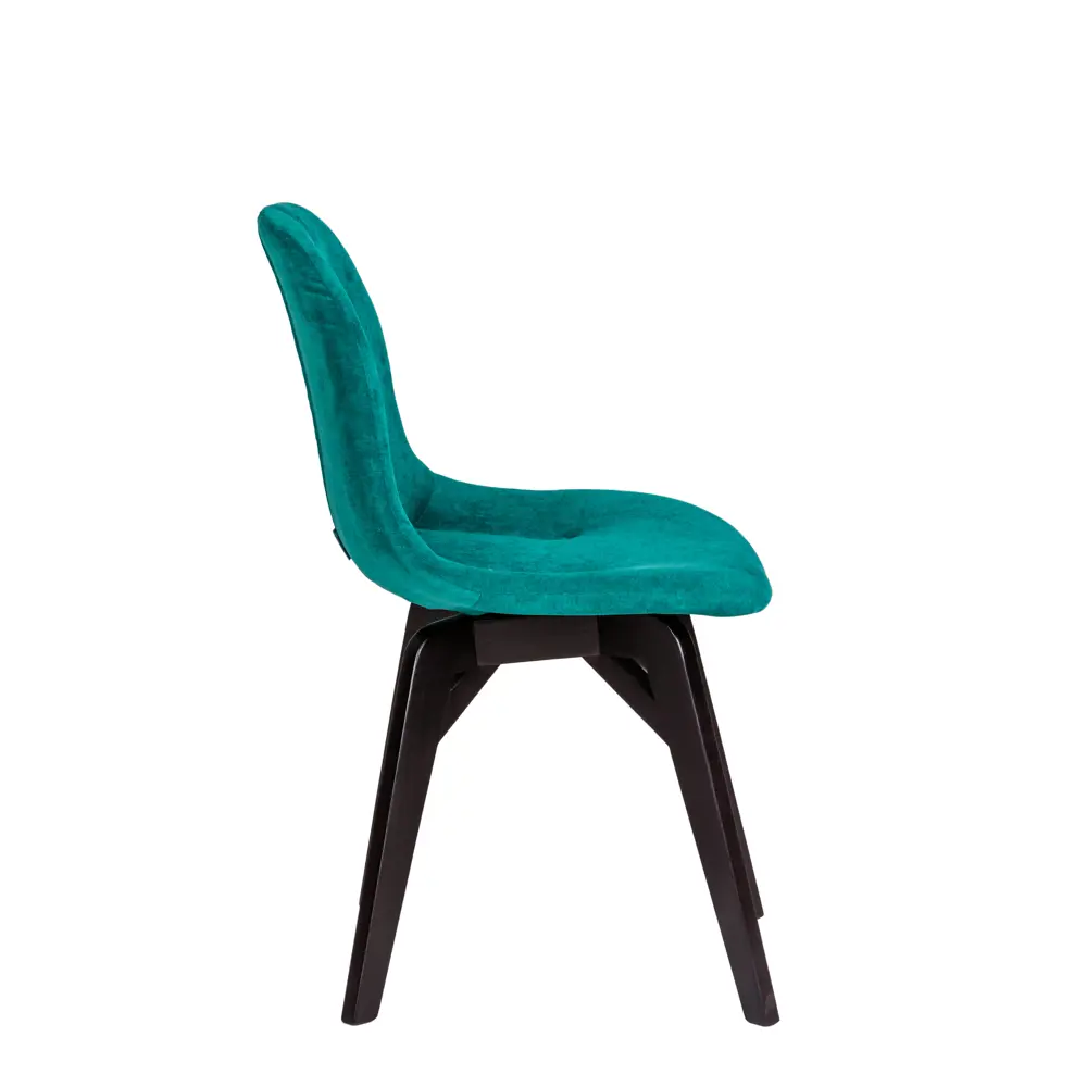 Фото 4 Стул R-home Eames 81x57x48 см ткань цвет изумрудный/венге Фото 4 Стул R-home Eames 81x57x48 см ткань цвет изумрудный/венге