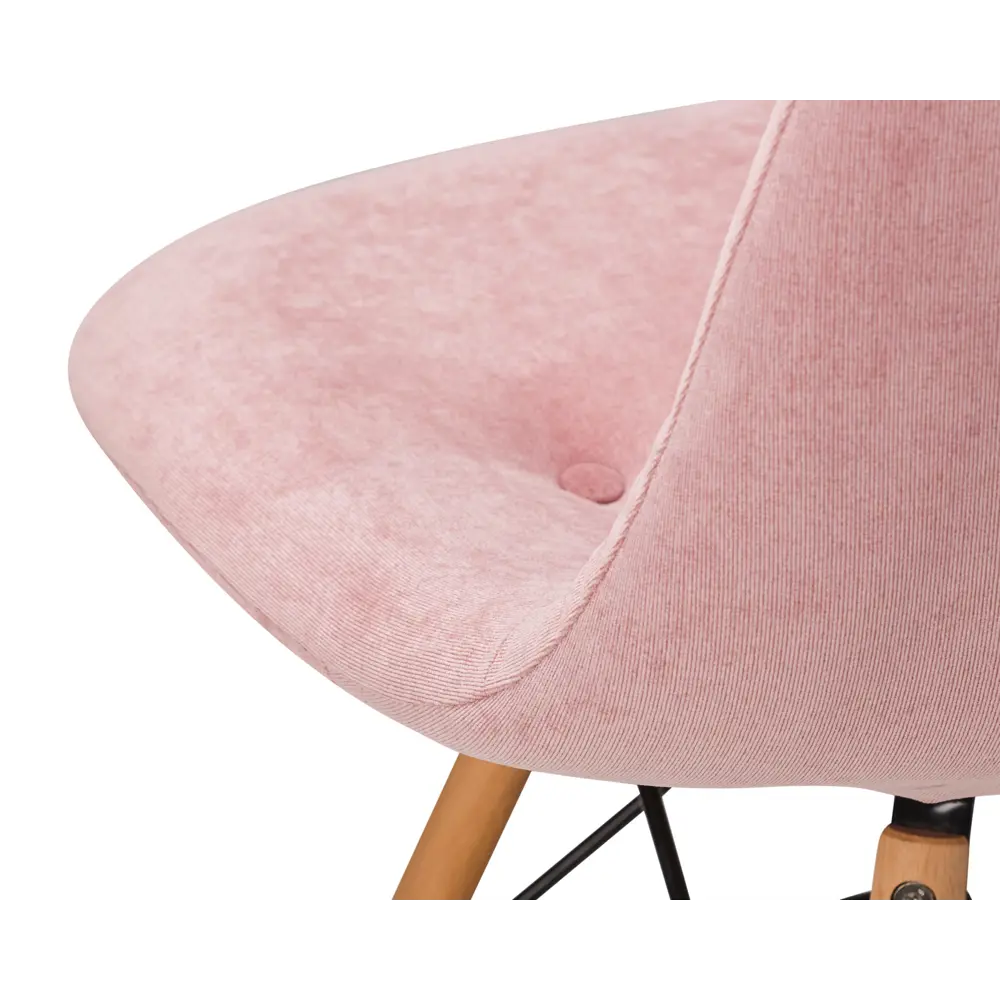 Фото 7 Стул R-home Eames 81x57x48 см ткань цвет розовый Фото 7 Стул R-home Eames 81x57x48 см ткань цвет розовый
