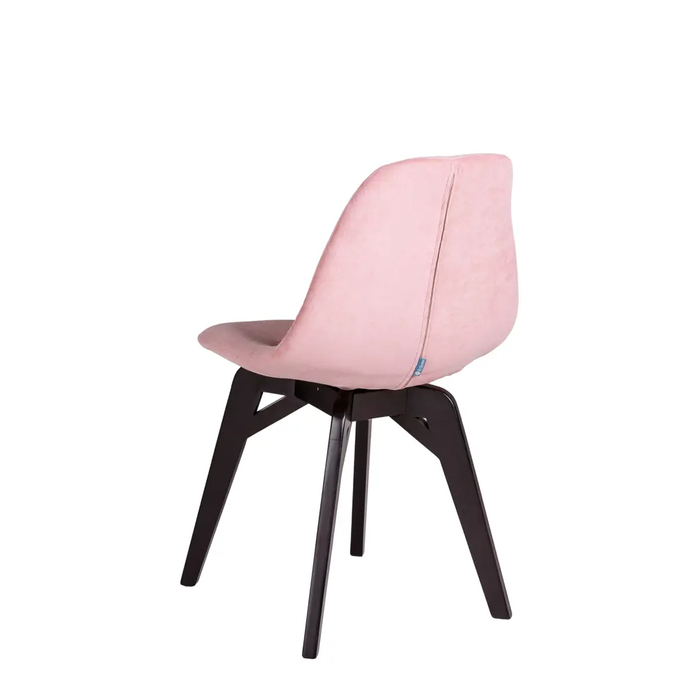 Фото 4 Стул R-home Eames 81x57x48 см ткань цвет розовый/венге Фото 4 Стул R-home Eames 81x57x48 см ткань цвет розовый/венге