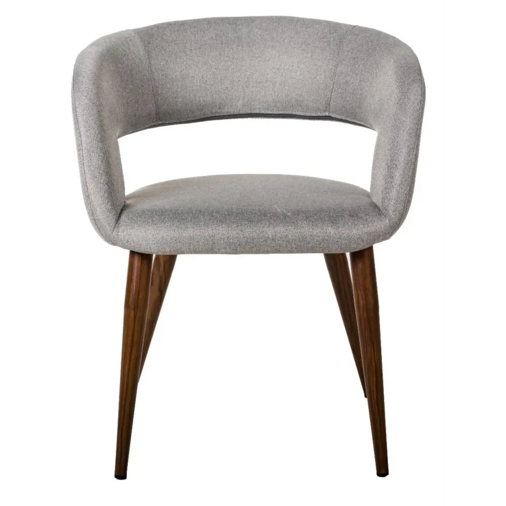 Фото 3 Стул R-home Hugs 69.5x55x56.5 см рогожка цвет серый/темный орех Фото 3 Стул R-home Hugs 69.5x55x56.5 см рогожка цвет серый/темный орех