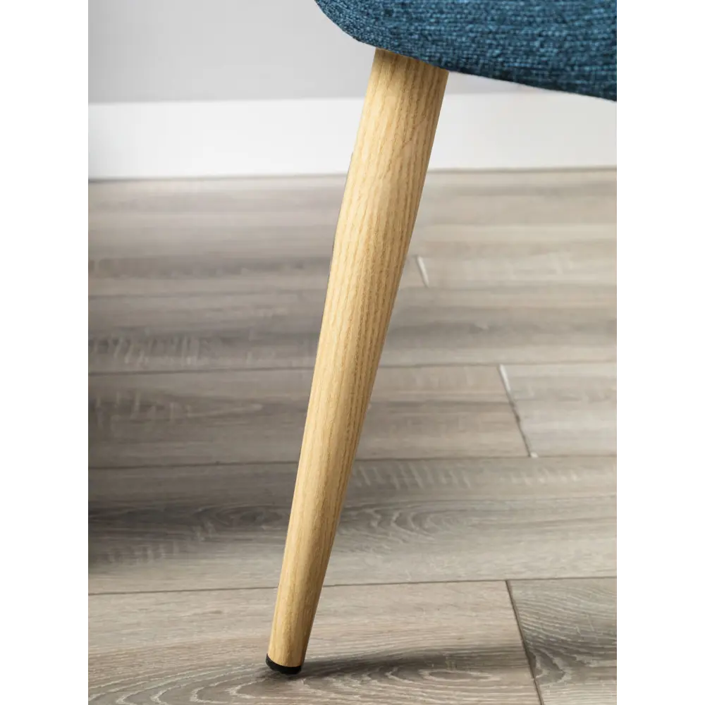 Фото 6 Стул R-home Ledger 87.5x60.5x56.5 см рогожка цвет синий/натуральный дуб Фото 6 Стул R-home Ledger 87.5x60.5x56.5 см рогожка цвет синий/натуральный дуб