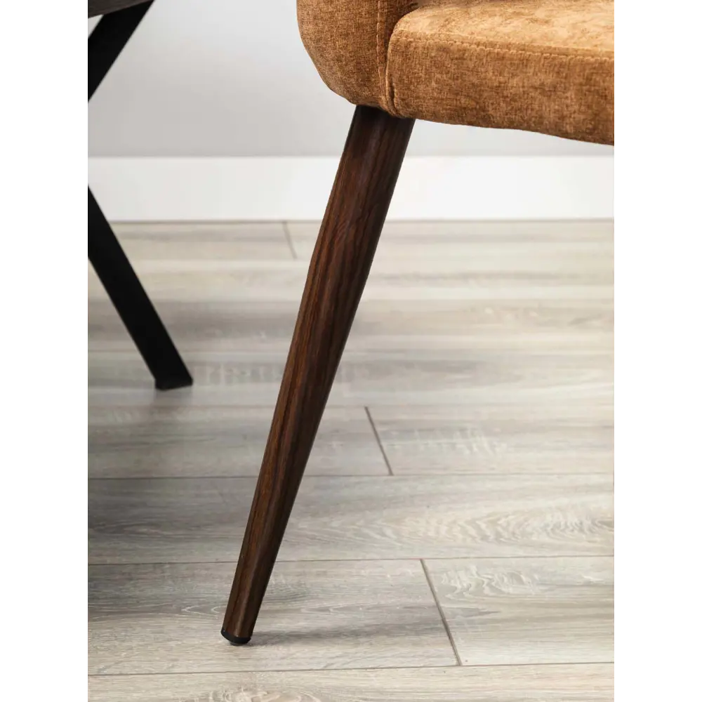 Фото 8 Стул R-home Ledger 85x59x48 см велюр цвет коричневый Фото 8 Стул R-home Ledger 85x59x48 см велюр цвет коричневый