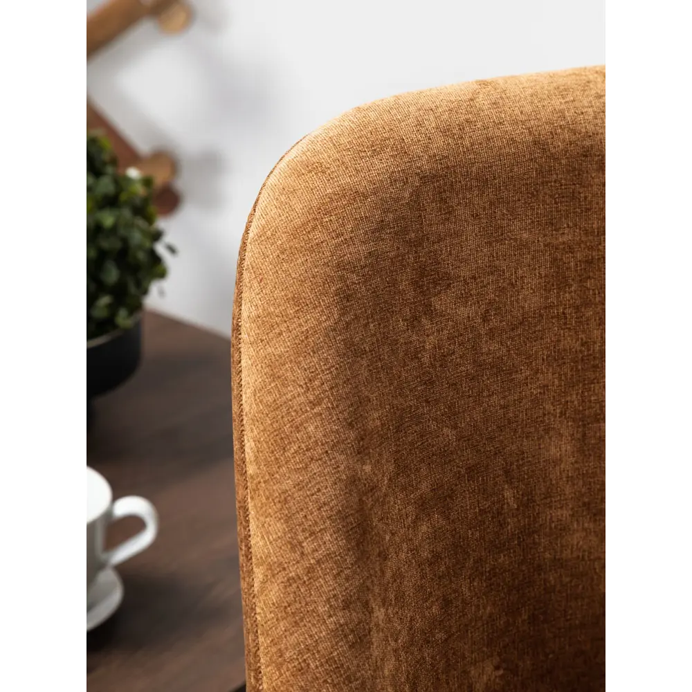 Фото 7 Стул R-home Ledger 85x59x48 см велюр цвет коричневый Фото 7 Стул R-home Ledger 85x59x48 см велюр цвет коричневый