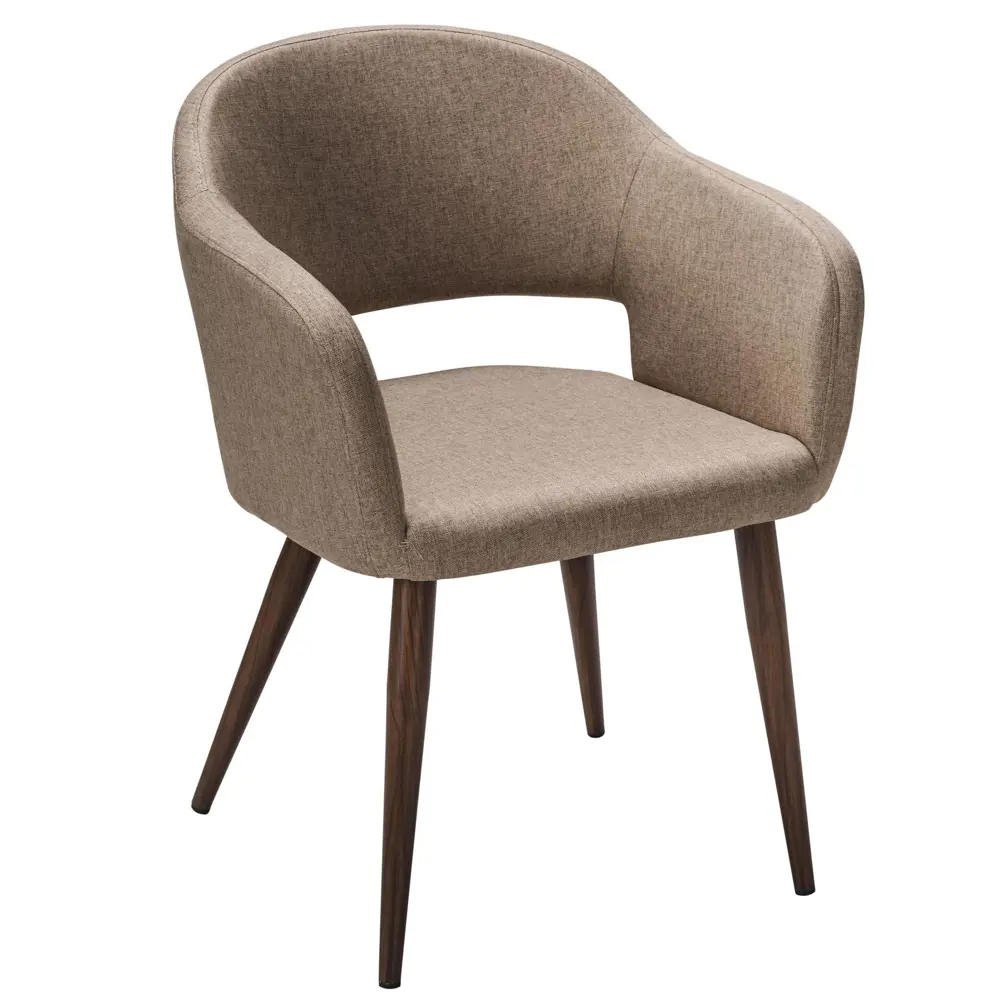 Фото Стул R-home Oscar 77.5x59x60 см рогожка цвет коричневый Фото Стул R-home Oscar 77.5x59x60 см рогожка цвет коричневый