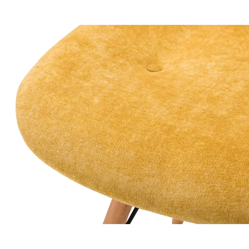 Фото 7 Стул R-home Eames 81x57x48 см ткань цвет желтый Фото 7 Стул R-home Eames 81x57x48 см ткань цвет желтый