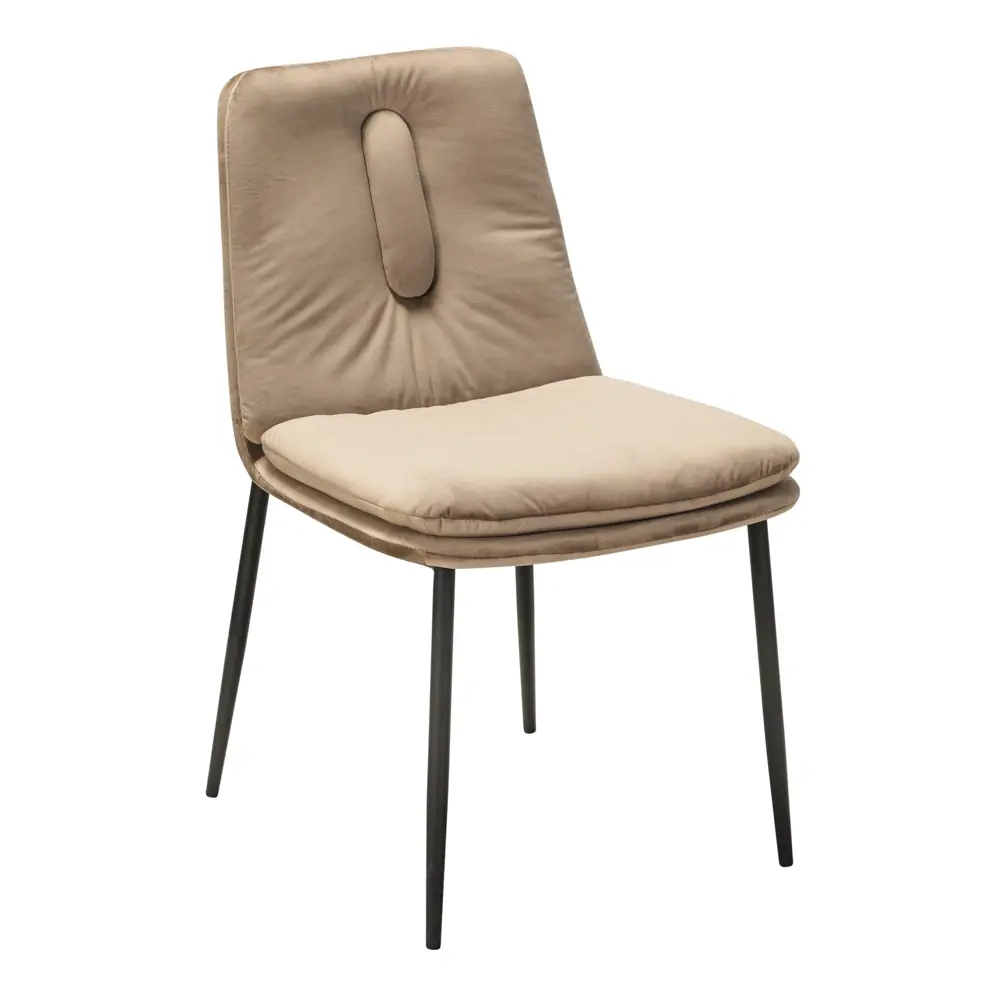 Фото Стул R-home Smith 83.5x64x54 см велюр цвет коричневый Фото Стул R-home Smith 83.5x64x54 см велюр цвет коричневый