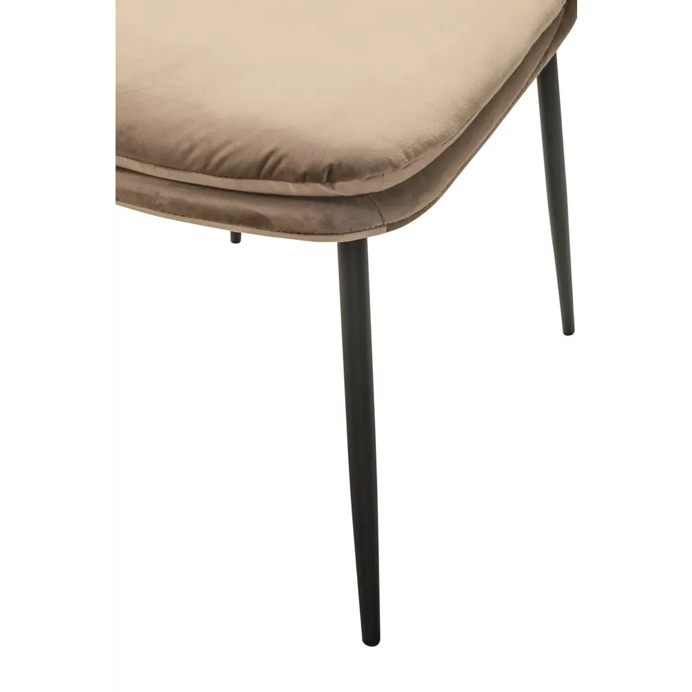 Фото 6 Стул R-home Smith 83.5x64x54 см велюр цвет коричневый Фото 6 Стул R-home Smith 83.5x64x54 см велюр цвет коричневый