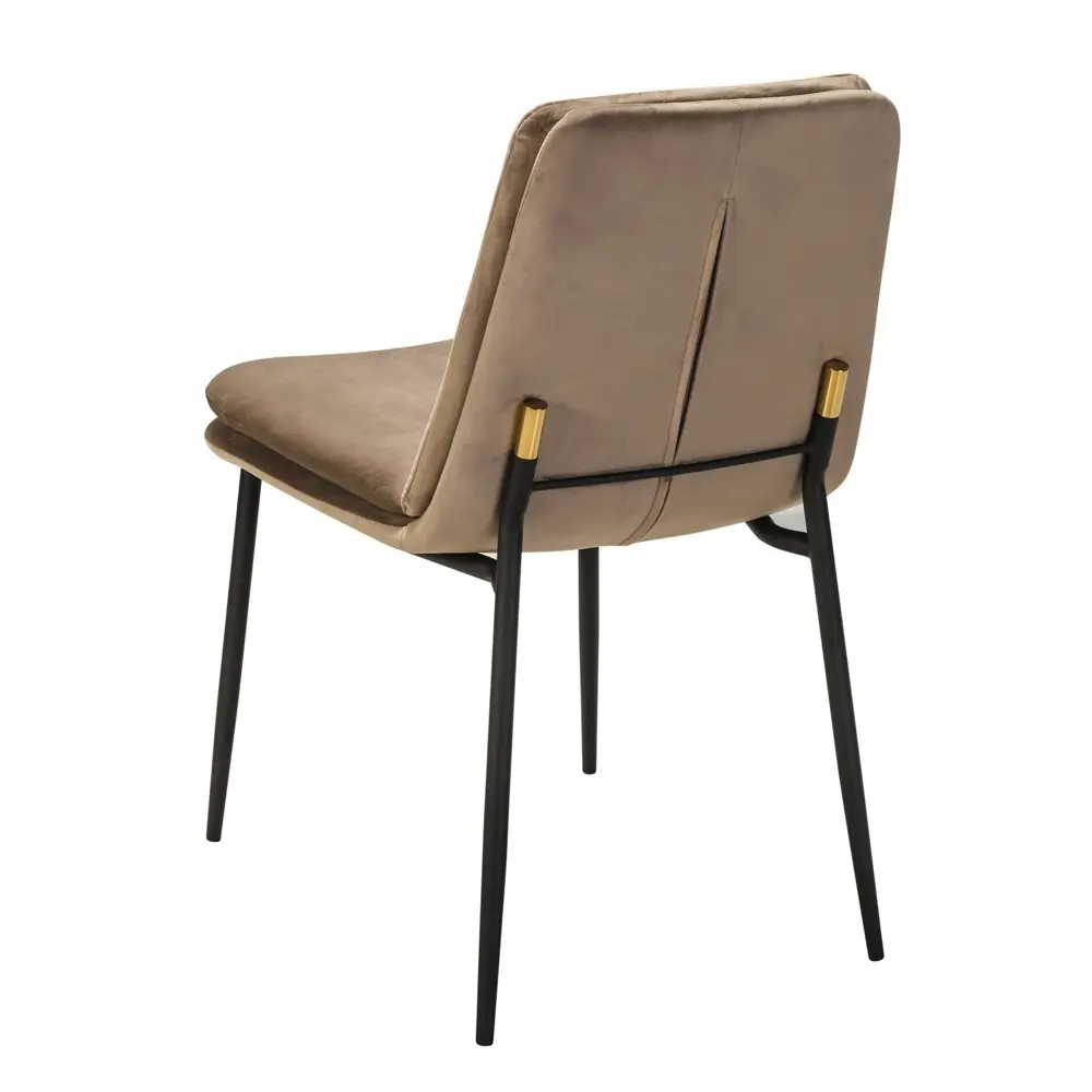 Фото 3 Стул R-home Smith 83.5x64x54 см велюр цвет коричневый Фото 3 Стул R-home Smith 83.5x64x54 см велюр цвет коричневый