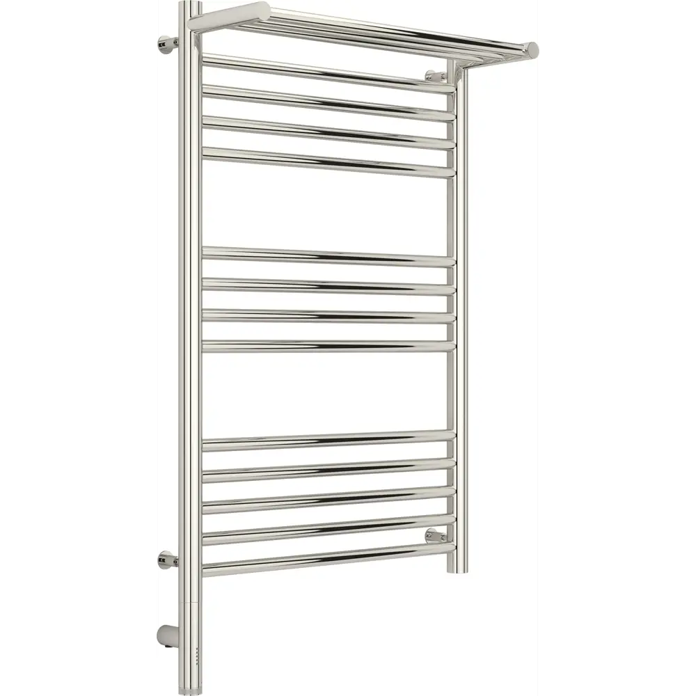 Фото Полотенцесушитель электрический Сунержа Богема 3.0 Л 500x800 мм 300 Вт с терморегулятором и полкой лесенка цвет хром Фото Полотенцесушитель электрический Сунержа Богема 3.0 Л 500x800 мм 300 Вт с терморегулятором и полкой лесенка цвет хром