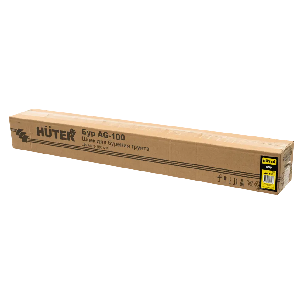 Фото 4 Бур AG-100 Huter d 100 мм L 80 см Фото 4 Бур AG-100 Huter d 100 мм L 80 см