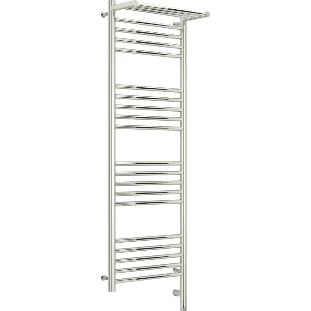 Фото Полотенцесушитель электрический Сунержа Богема 3.0 П 400x1200 мм 300 Вт с терморегулятором и полкой лесенка цвет хром Фото Полотенцесушитель электрический Сунержа Богема 3.0 П 400x1200 мм 300 Вт с терморегулятором и полкой лесенка цвет хром