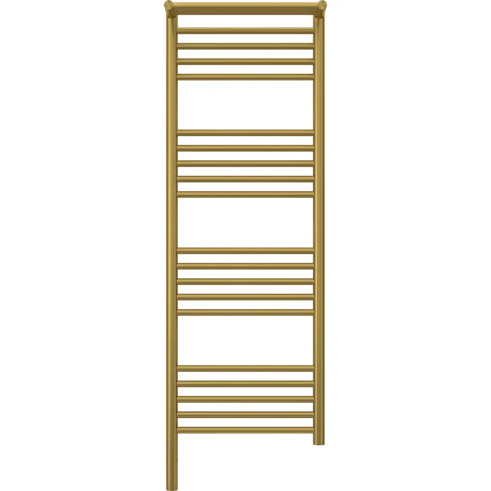 Фото 2 Полотенцесушитель электрический Сунержа Богема 3.0 Л 400x1200 мм 300 Вт с терморегулятором и полкой лесенка цвет латунь Фото 2 Полотенцесушитель электрический Сунержа Богема 3.0 Л 400x1200 мм 300 Вт с терморегулятором и полкой лесенка цвет латунь