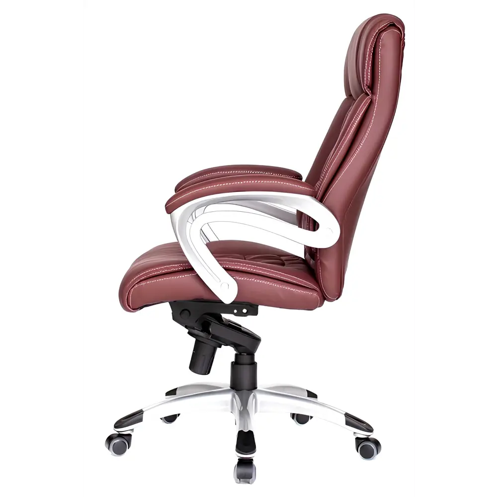 Фото 4 Офисное кресло George искусственная кожа цвет бургундия Фото 4 Офисное кресло George искусственная кожа цвет бургундия