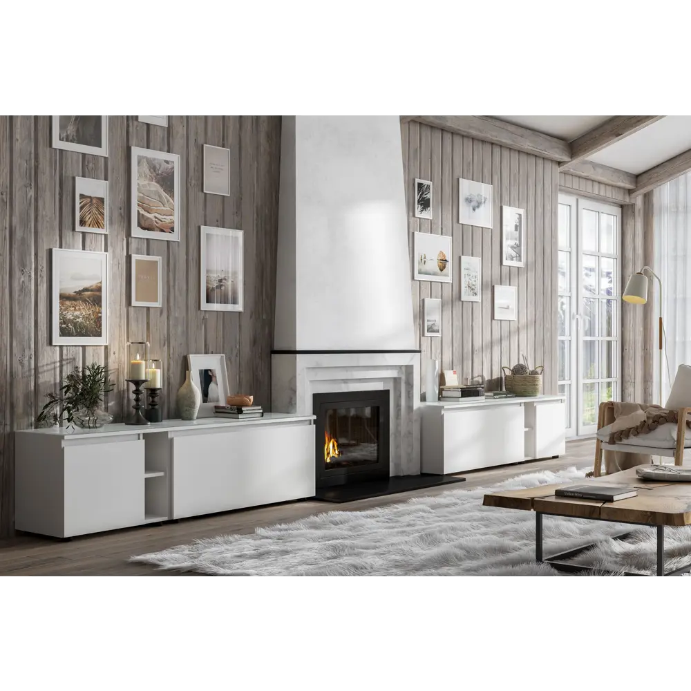 Фото 4 Шкаф для обуви Мебельная интеграция Одри 2 100x45x35 см 1 полка ЛДСП цвет белый