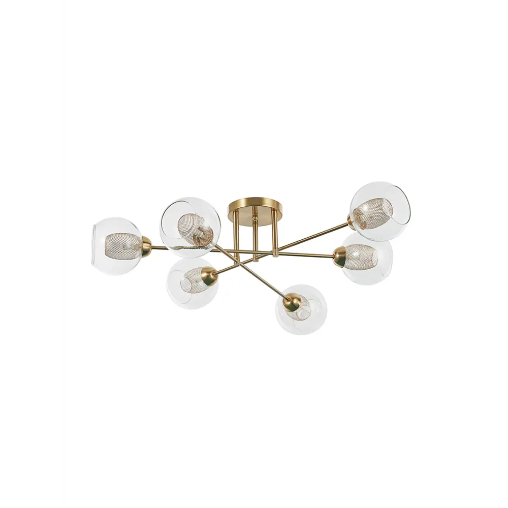 Фото 4 Люстра потолочная Arte perfetto luce 3327.36-882-6-850.h240.g9-6 g 6 лампы 12 м² цвет золото Фото 4 Люстра потолочная Arte perfetto luce 3327.36-882-6-850.h240.g9-6 g 6 лампы 12 м² цвет золото