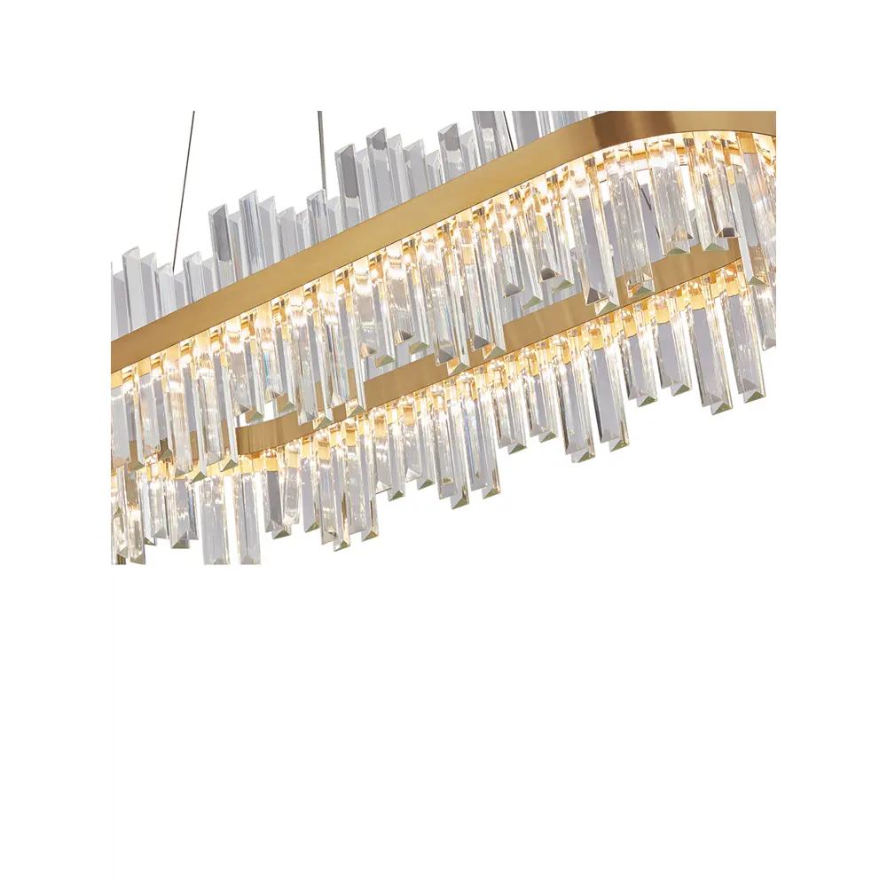 Фото 7 Люстра подвесная Arte perfetto luce 3331.4413.l800.bs с пультом управления 12 м² нейтральный белый свет цвет жёлтый золотой Фото 7 Люстра подвесная Arte perfetto luce 3331.4413.l800.bs с пультом управления 12 м² нейтральный белый свет цвет жёлтый золотой