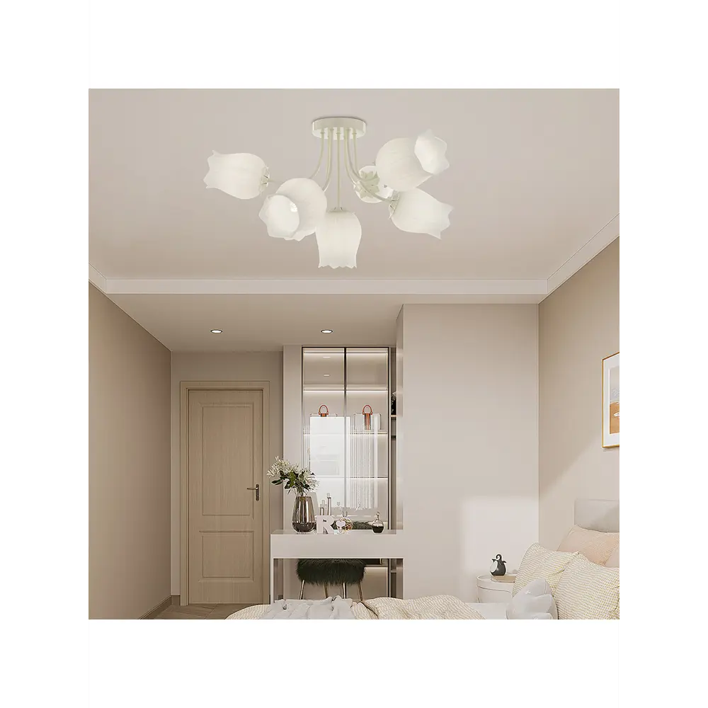 Фото 2 Люстра потолочная Arte perfetto luce Тип с 3331.7720.d780.7.iv 7 ламп 14 м² цвет слоновая кость Фото 2 Люстра потолочная Arte perfetto luce Тип с 3331.7720.d780.7.iv 7 ламп 14 м² цвет слоновая кость