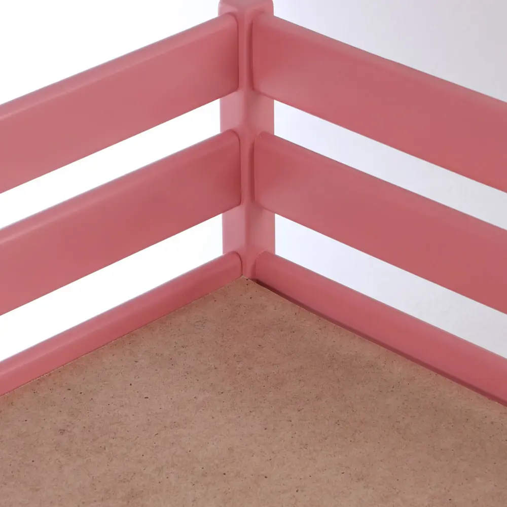 Фото 3 Каркас кровати Клик мебель 5109151 80x160 см дерево цвет розовый Фото 3 Каркас кровати Клик мебель 5109151 80x160 см дерево цвет розовый