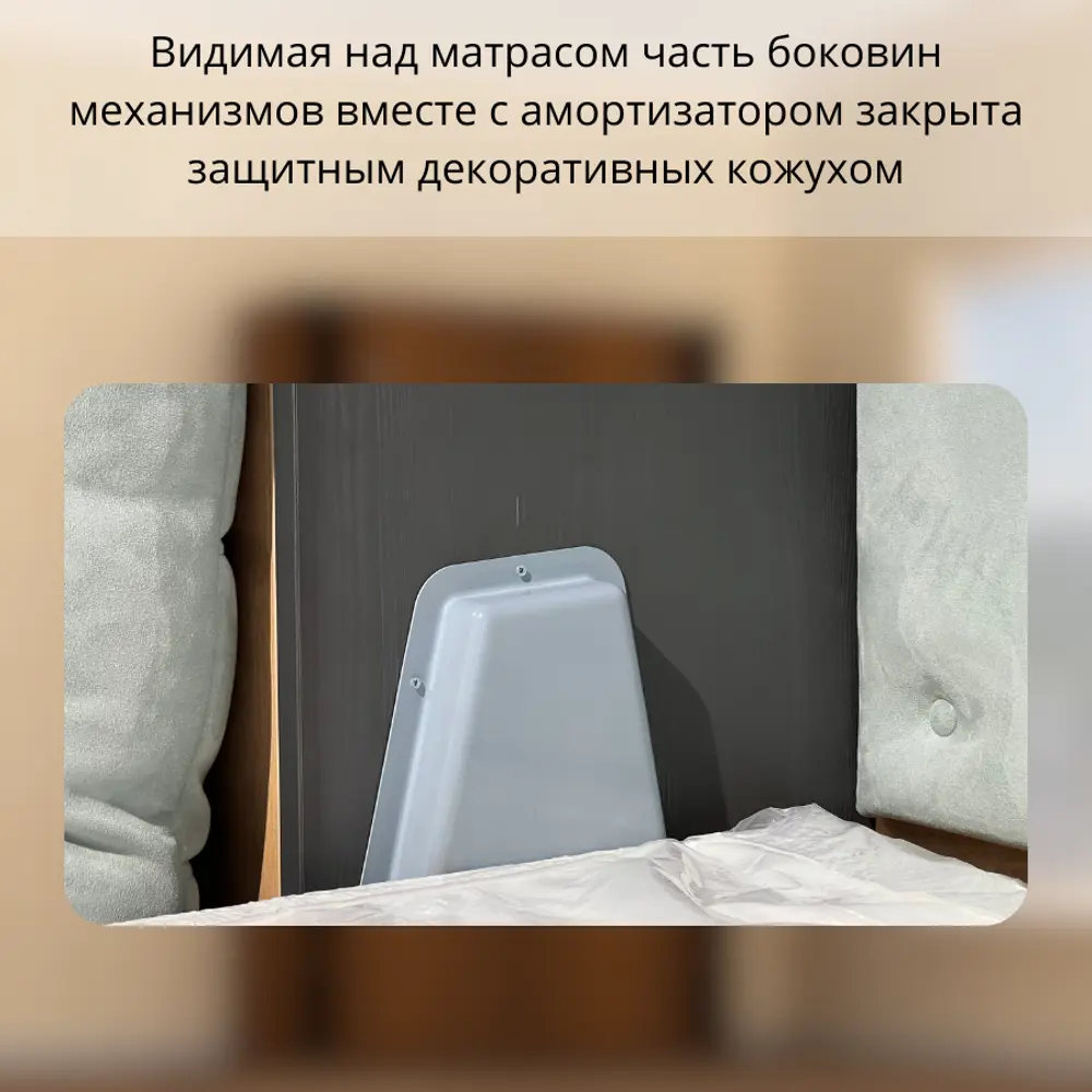 Фото 4 Шкаф-кровать Stylint Фюрт стандарт 90x200 см ЛДСП цвет орех дижон Фото 4 Шкаф-кровать Stylint Фюрт стандарт 90x200 см ЛДСП цвет орех дижон