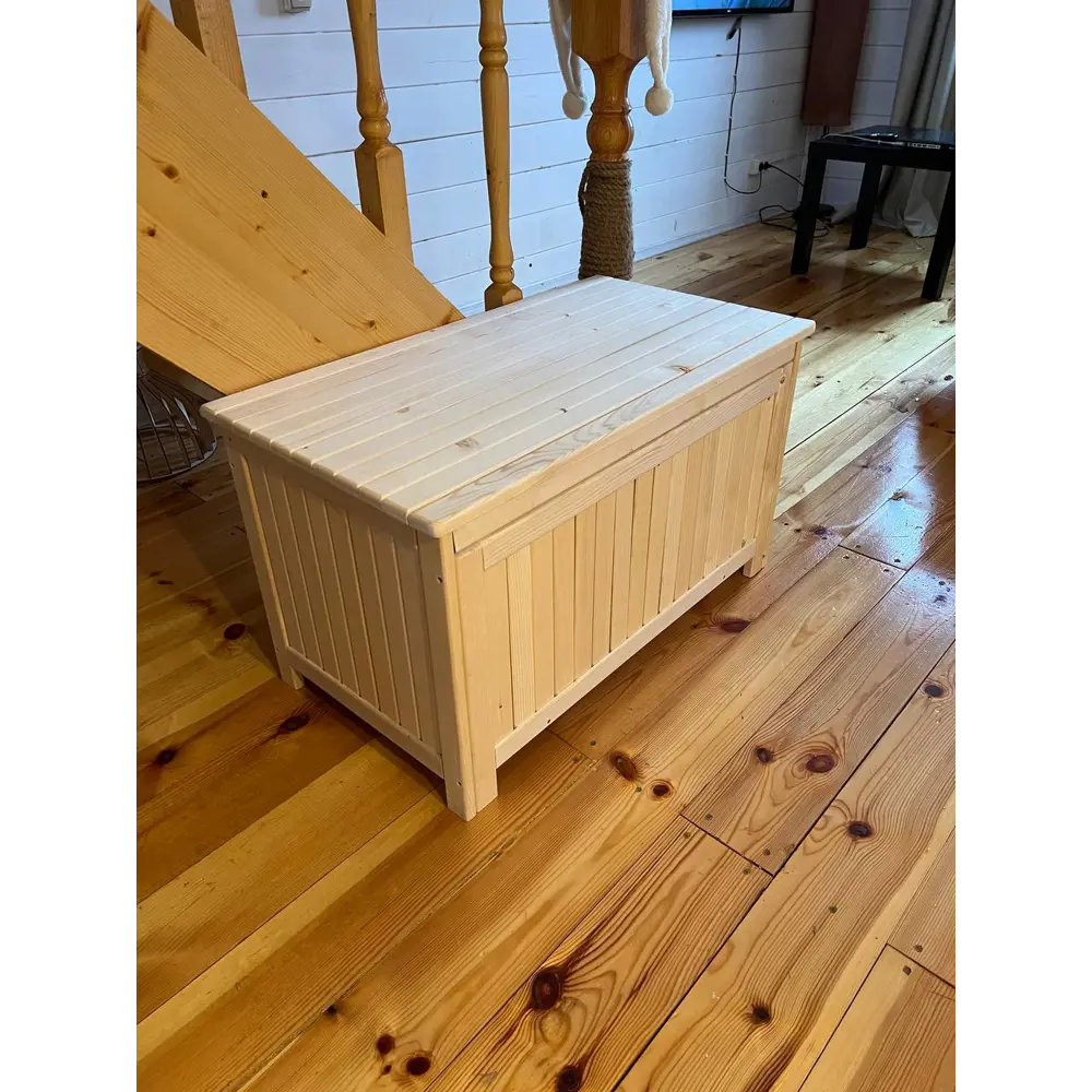 Фото 4 Сундук Твердыня 185 110x60x60 см дерево цвет бежевый Фото 4 Сундук Твердыня 185 110x60x60 см дерево цвет бежевый