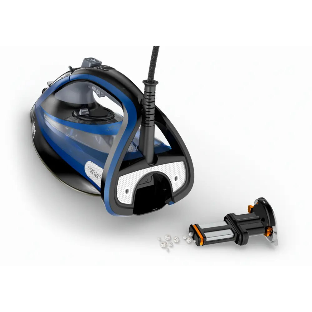 Фото 3 Утюг Tefal FV9848E0 цвет черный/синий Фото 3 Утюг Tefal FV9848E0 цвет черный/синий