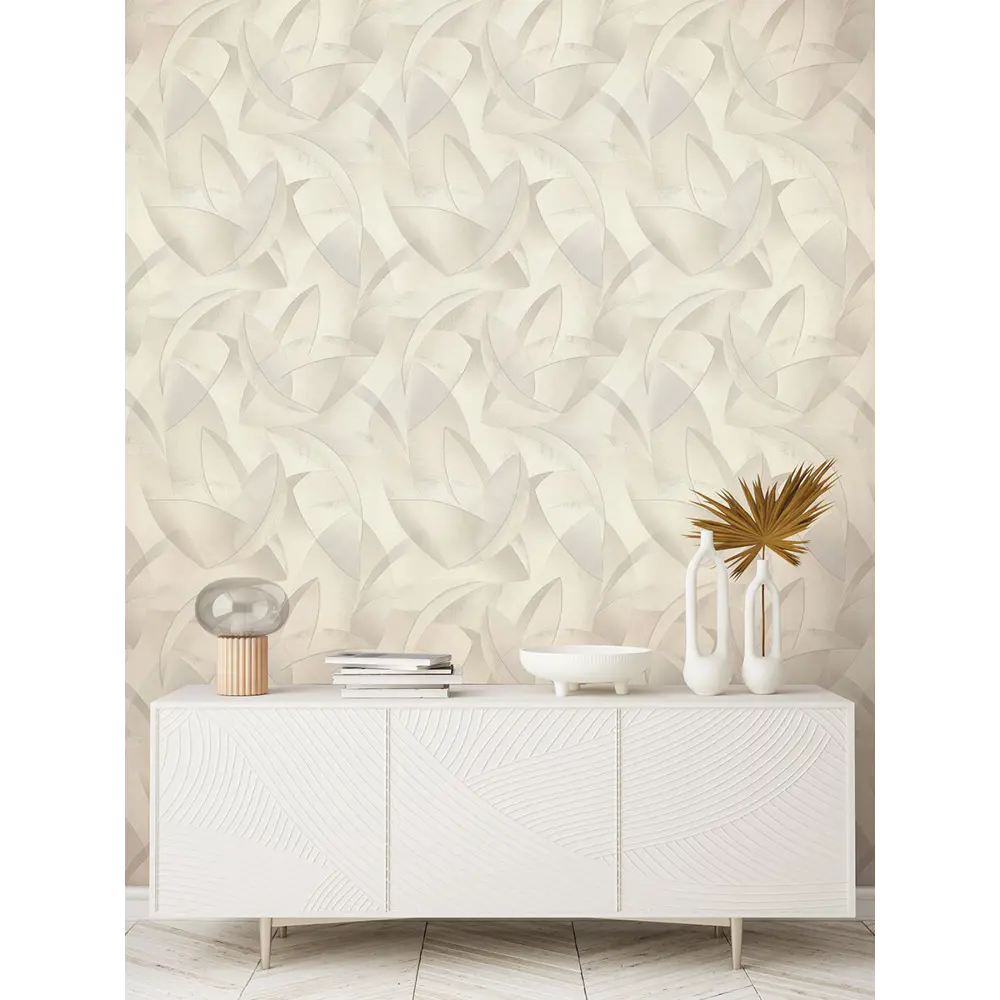 Фото 4 Обои флизелиновые Monte solaro Shape 1.06 м белые 9170-00