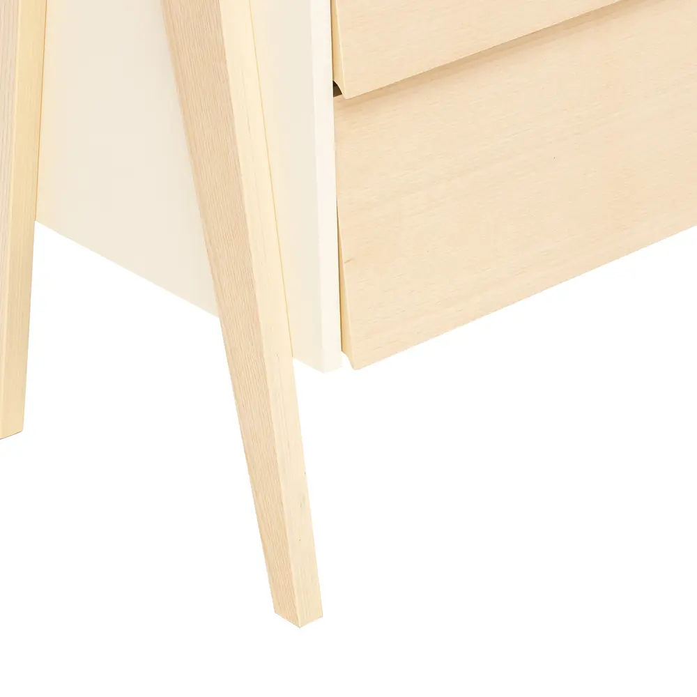 Фото 6 Тумба с выдвижными ящиками Leset 50.1x62.1x45 см 2 ящика дерево цвет шампань/натуральное дерево