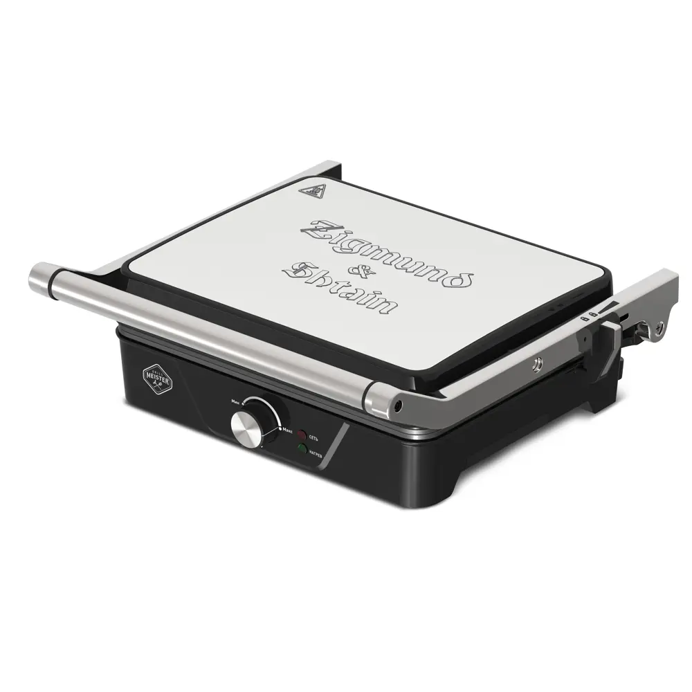 Фото Гриль электрический Zigmund & shtain Grillmeister zeg-920 2000 Вт цвет серебристый Фото Гриль электрический Zigmund & shtain Grillmeister zeg-920 2000 Вт цвет серебристый