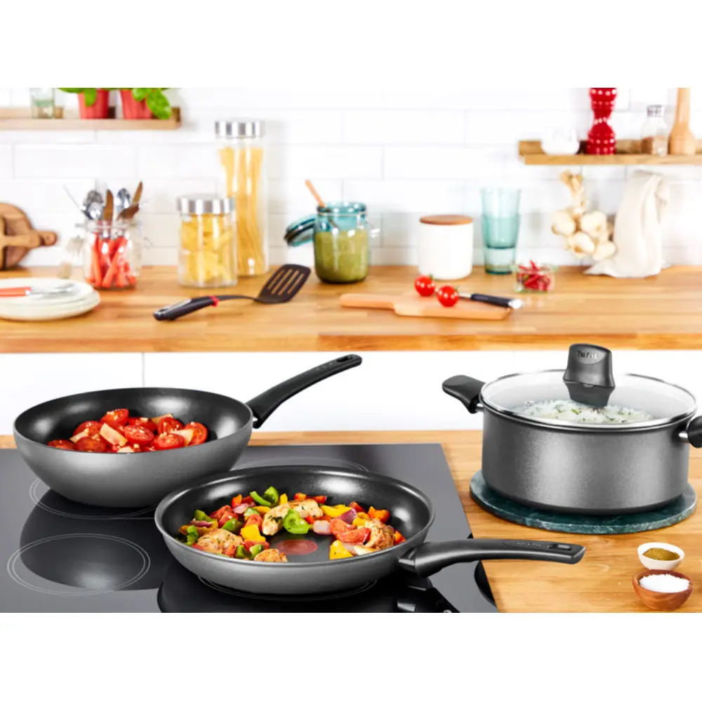 Фото 9 Набор посуды 2 предмета Tefal Easy Chef алюминий цвет черный Фото 9 Набор посуды 2 предмета Tefal Easy Chef алюминий цвет черный