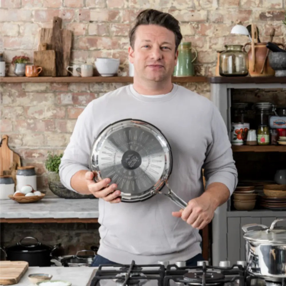 Фото 7 Набор посуды 3 предмета Tefal Jamie Oliver нержавеющая сталь цвет стальной Фото 7 Набор посуды 3 предмета Tefal Jamie Oliver нержавеющая сталь цвет стальной