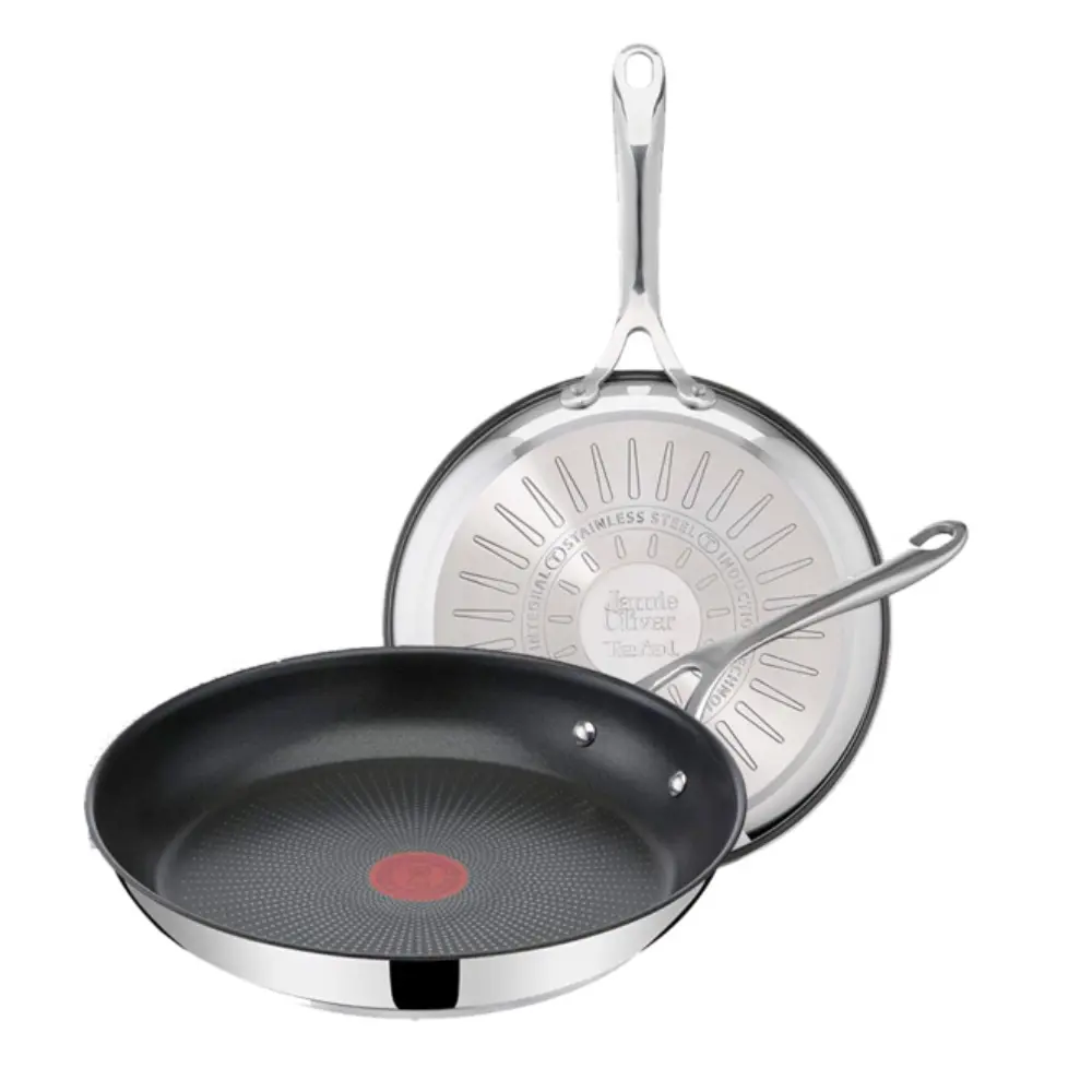 Фото 4 Набор посуды 2 предмета Tefal Jamie Oliver нержавеющая сталь цвет стальной Фото 4 Набор посуды 2 предмета Tefal Jamie Oliver нержавеющая сталь цвет стальной
