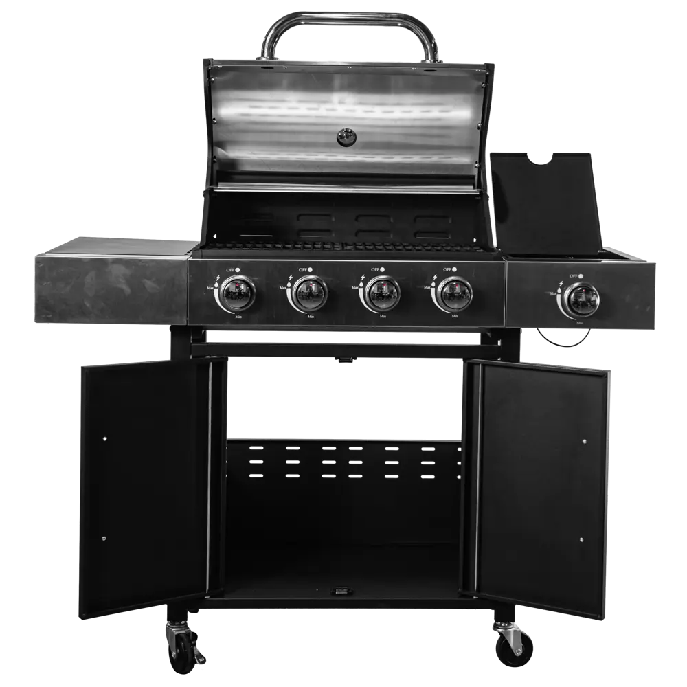 Фото 11 Гриль газовый MaxGrill QL-05 с 4 и 1 конфорками 120x48 см Фото 11 Гриль газовый MaxGrill QL-05 с 4 и 1 конфорками 120x48 см