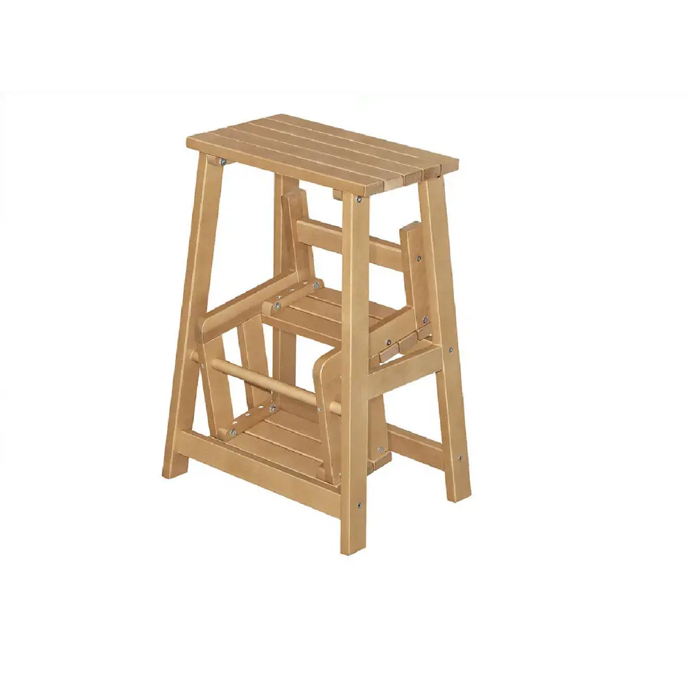 Фото 2 Стремянка-табурет Zip-mebel 45.5x63.5x31 см натуральное дерево цвет бук Фото 2 Стремянка-табурет Zip-mebel 45.5x63.5x31 см натуральное дерево цвет бук