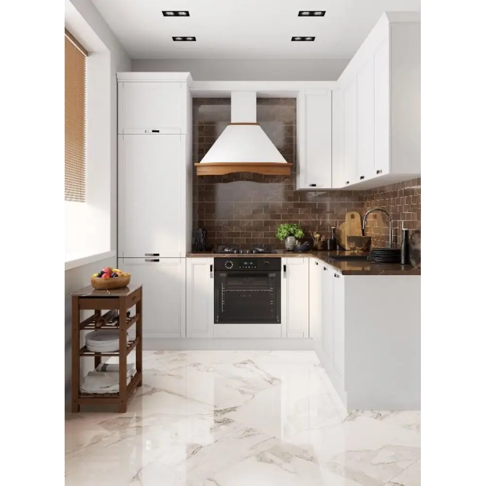 Фото Керамогранит Kerranova 29 K-101/LR/60x120x11 60x120см 1.44 м² цвет калакатта голд, цена за упаковку Фото Керамогранит Kerranova 29 K-101/LR/60x120x11 60x120см 1.44 м² цвет калакатта голд, цена за упаковку