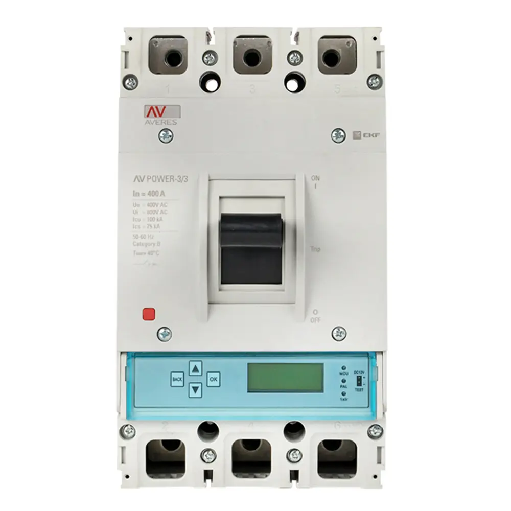 Фото 2 Автоматический выключатель Ekf AV POWER-3/3 3P C400 А 50 кА mccb-33-400-6.0-av Фото 2 Автоматический выключатель Ekf AV POWER-3/3 3P C400 А 50 кА mccb-33-400-6.0-av