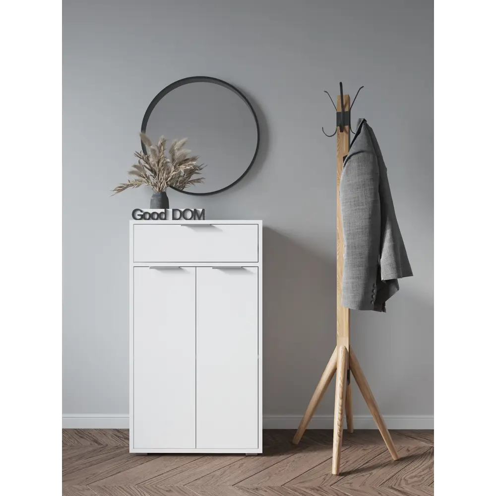 Фото 9 Тумба с выдвижными ящиками Good-Дом 55.40x99x29.20 см ЛДСП цвет белый Фото 9 Тумба с выдвижными ящиками Good-Дом 55.40x99x29.20 см ЛДСП цвет белый