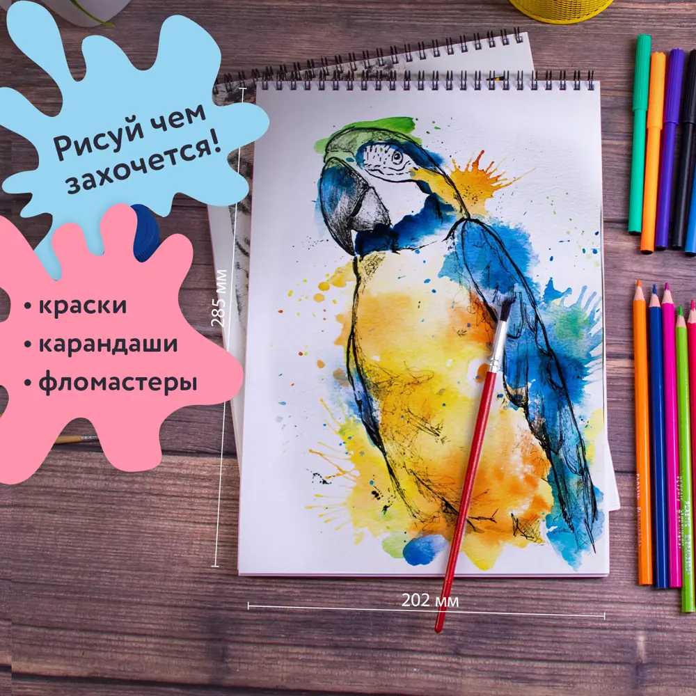 Фото 7 Альбом для рисования для детей в школу/детский сад А4 Brauberg хищники 40 листов Комплект 4 штуки, на пружине, обложка картон, (2 вида) 205x290 мм Фото 7 Альбом для рисования для детей в школу/детский сад А4 Brauberg хищники 40 листов Комплект 4 штуки, на пружине, обложка картон, (2 вида) 205x290 мм